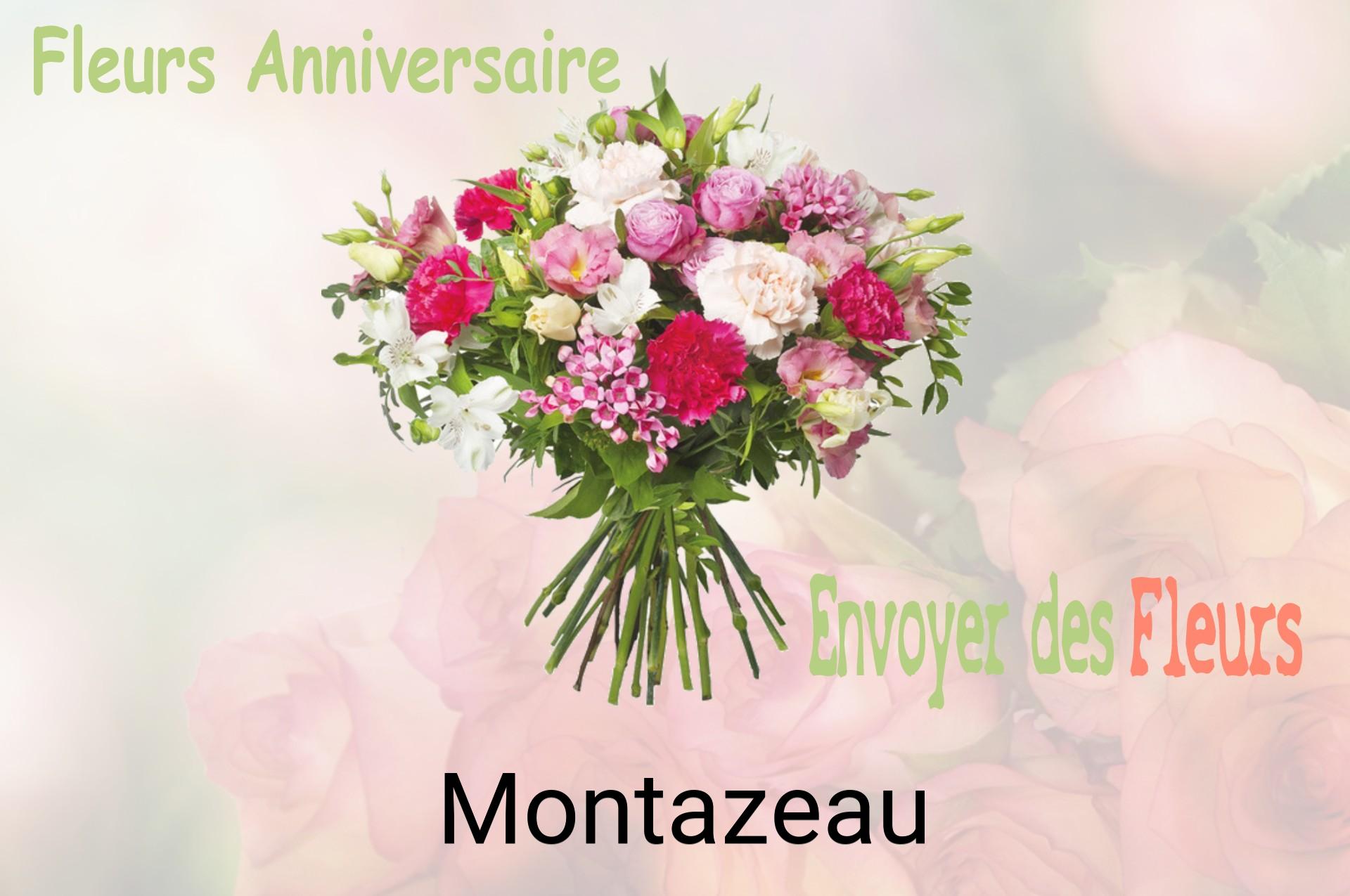 Bouquet de fleurs d’anniversaire livré à Montazeau