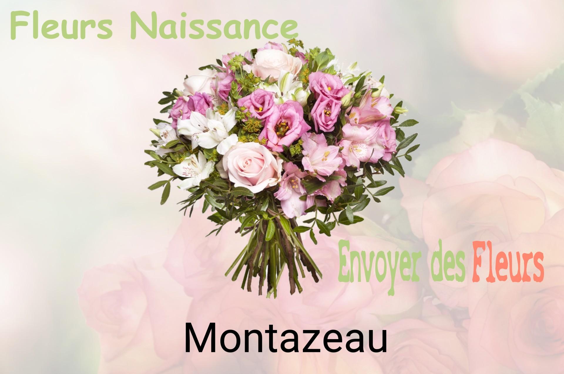 Bouquet de fleurs de naissance livré à Montazeau